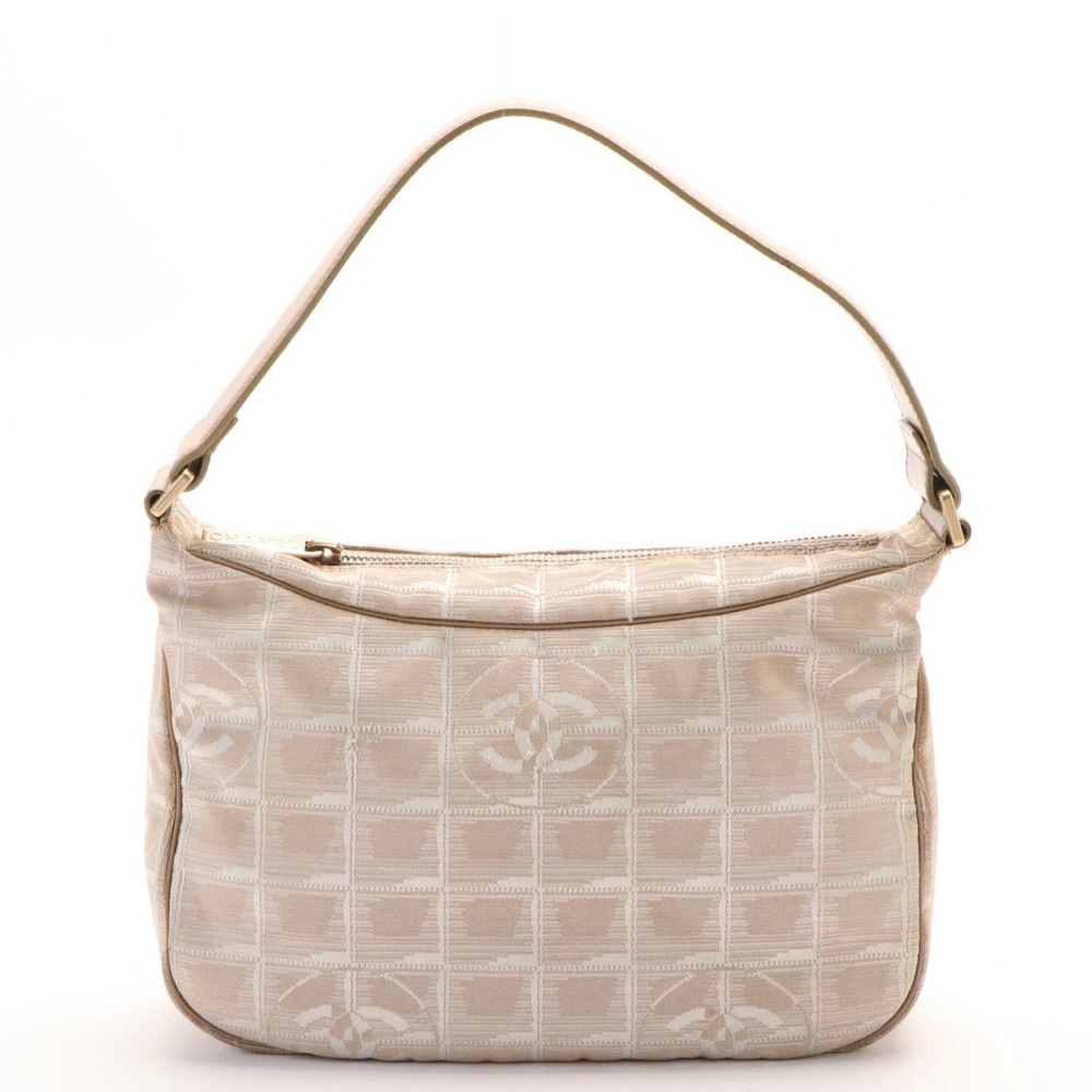 CHANEL Neutrals Travel Line Handbag